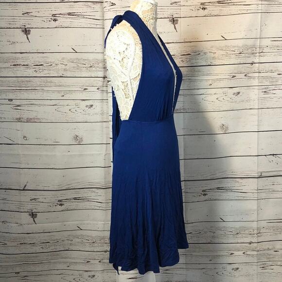 Kenneth Cole Multi-way Convertible Wrap Beach Dress blue size small - Picture 10 of 12